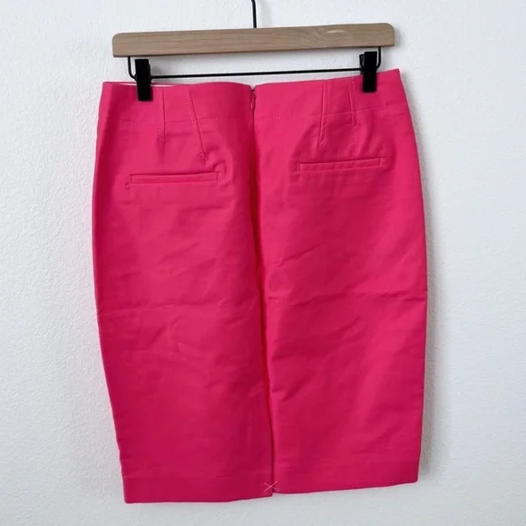 J. Crew - No. 2 Pencil Skirt in Hot Pink Neon Flamingo - Picture 5 of 5